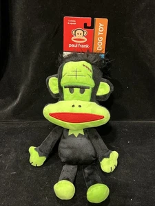 Paul Frank Limited Julius Green Frankenstein Crinkle & Squeak Dog Pet Toy - Picture 1 of 3
