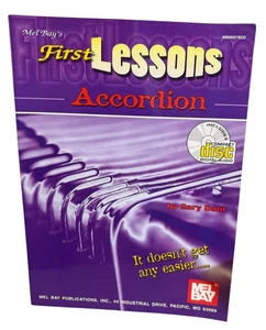 Mel Bay's First Lessons Accordion Includes CD New - Bild 1 von 3