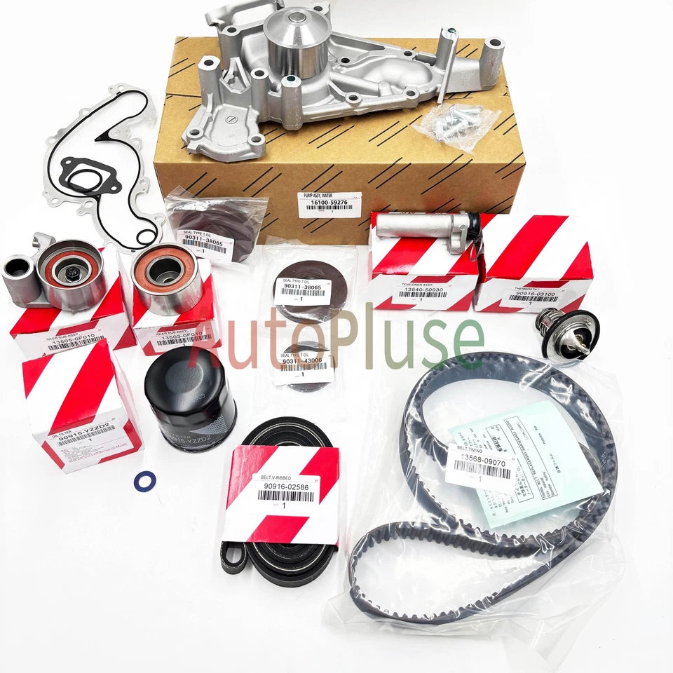 OEM FOR LEXUS LX470 98 - 04 FULL 4.7 V8 WATER PUMP TIMING BELT KIT 17 PCS - Image 1 of 4