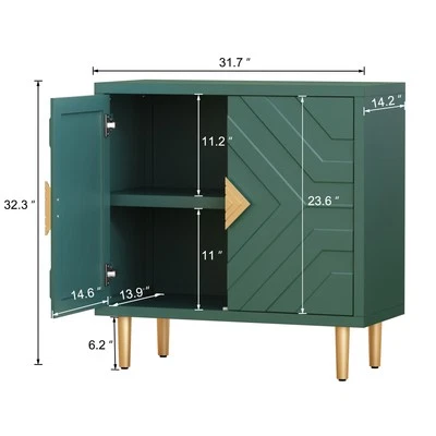 New Modern Sideboard Accent Cabinet Kitchen Buffet Console Table Dining Room - Image 1 of 4