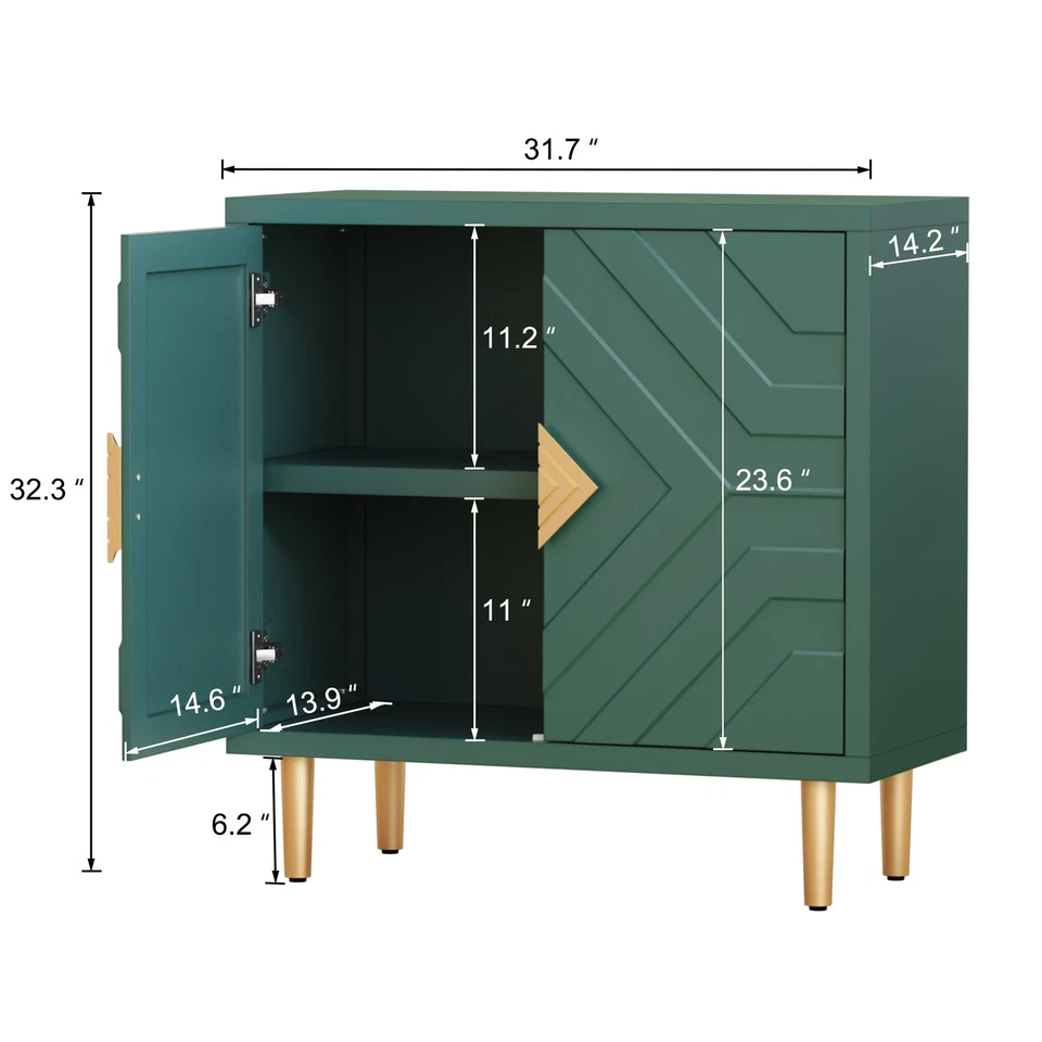 New Modern Sideboard Accent Cabinet Kitchen Buffet Console Table Dining Room - Image 1 of 4