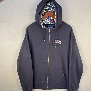Martini Racing Hoodie Mens XL Blue Full Zip Pockets Motorsport Performance - Picture 1 of 10