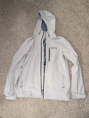 Eddie Bauer Cloud CapStretchWaterproof Rain Jacket Men's Medium (M) Beige/Tan - Image 1 of 2
