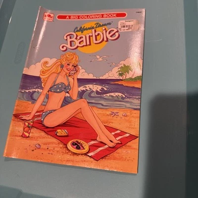 Vintage Barbie California Dream A Big Coloring Book - Image 1 of 4