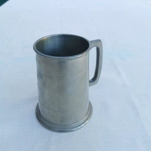 Sheffield Zinn Art Deco Vintage Pint Tanker Made in Sheffield  - Bild 1 von 6