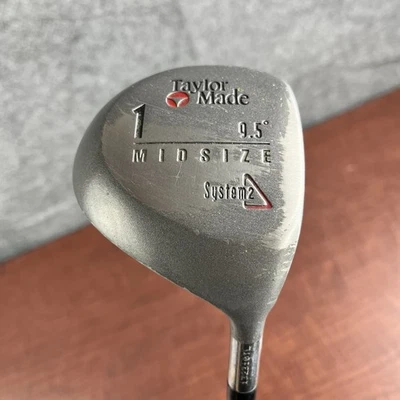 TaylorMade System 2 Midsize 9.5° 1 Wood Flex Twist Stiff Graphite Shaft New Grip - Image 1 of 4