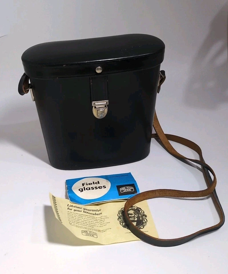 Vintage Carl Zeiss  Binoculars case 20cm black - Image 1 of 4