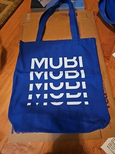Kultige MUBI Royal Blue Tote Bag CANNES TIFF TRIBECA Filmfestival Venedig Oscars - Bild 1 von 8