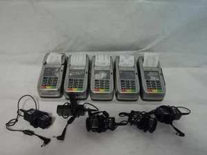 *Lot of 5* First Data FD130 EMV Credit Card Terminal (J840) - Picture 1 of 11