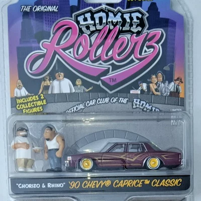 GREENLIGHT 1:64 HOMIE ROLLERZ 1990 CHEVY CAPRICE & HOMIES SELLADO DE FÁBRICA ¡¡¡NUEVO!!!! Foto 1 de 4