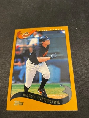 2002 Topps Traded and Rookies Marty Cordova Baltimore Orioles SP T54 - Image 1 of 2
