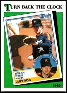 1988 Topps #660 Nolan Ryan - Turn Back the Clock - HOF - KOSTENLOSER VERSAND! - Bild 1 von 2