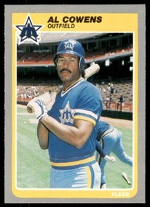 1985 Fleer Al Cowens Seattle Mariners #487