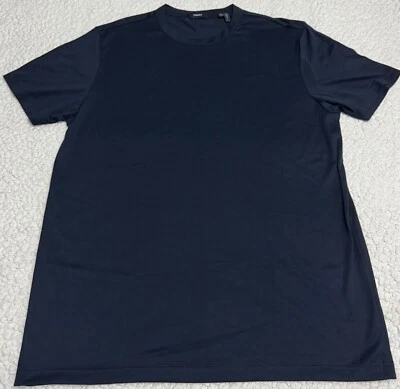 Camiseta Theory Essential Cuello Redondo Hombre Negra Manga Corta Diseñador Talla L Nueva Sin Etiquetas Foto 1 de 4