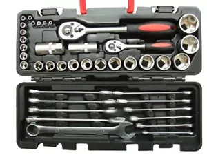 ELECTRICAL - 40PCS SOCKET & WRENCH SET IN HANDY CARRY CASE - Bild 1 von 1