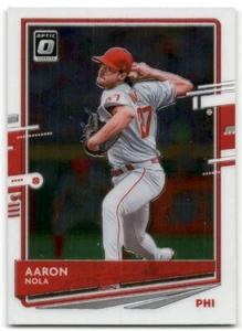 2020 Donruss Optic Aaron Nola #140 Philadelphia Phillies - Picture 1 of 2