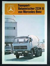 Mercedes-Benz Transport-Betonmischer 2224 B Prospekt - 1981