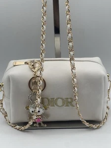 NWOT Dior VIP Limited Edition Velvet Camera Bag Shoulder Bag Crossbody+Bag Charm - Picture 1 of 6