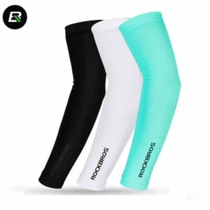 2 Pcs Summer Cooling Arm Sleeves Cover UV Sun Protection Outdoor Sports Unisex - Picture 1 of 11