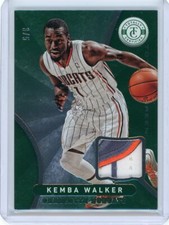 2012-13 panini Totally Certified Emerald Rookie Patch #72 Kemba Walker #3/5