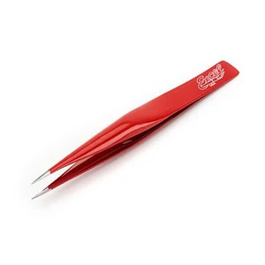 Hollow Point Tweezers Red by Excel Blades EXL30428 - Picture 1 of 2