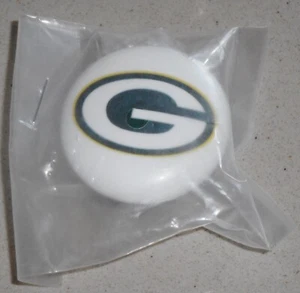 Green Bay Packers White Ceramic Knobs / Pull Handles ~ Man Cave - Picture 1 of 5
