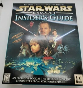 Star Wars Episode I 1 Insider's Guide Big Box PC CD Game 1999 Complete in box  - Bild 1 von 9