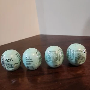 NEW 4X Eos Evolution of Smooth Lip Balm Sphere Organic Sweet Mint Original Wrap - Picture 1 of 3