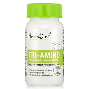 EAA Capsules Advanced 3 Essential Amino Acids Acid Complex L-Arginine L-Lysine - Picture 1 of 4