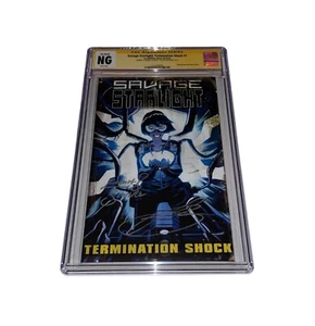 Troy Baker CGC SS NG Signed Last of Us Termination Shock #1 Replica Comic Quote - Picture 1 of 4