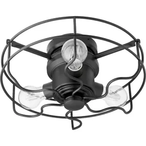 Quorum Windmill 3 Light Cage Kit, Noir - 1905-69 - Picture 1 of 1
