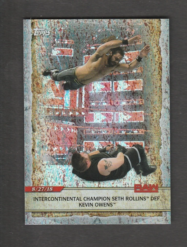 SETH ROLLINS #16  2020 WRESTLEMANIA FOIL CARD NICE!**** Foto 1 de 1