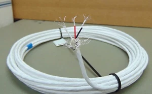 10 pies 26 AWG Alambre Blindado Plateado Cobre PTFE (teflón) 3 Retorcido SPC - Imagen 1 de 4