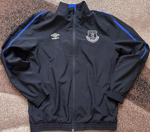 Everton Training Jacket With Zipped Umbro Polyester Mens Size XL Cover