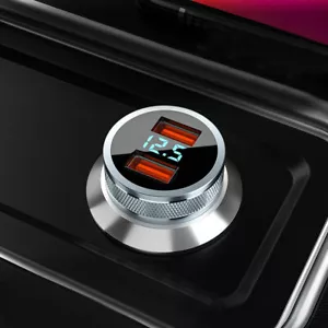 2 USB Charger Quick Charge 3.0 Fast Charging Charger Car Accessories Universal - Picture 1 of 8