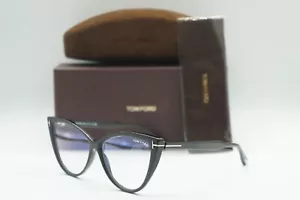 NEW TOM FORD TF 5843-B 005 BLACK AUTHENTIC EYEGLASSES FRAMES 56-14 - Picture 1 of 5