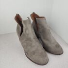 Coconuts by Matisse Sz 10M Pronto Side Slit Booties Women’s Brown Suede Leather 