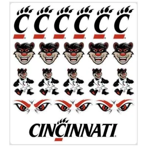Cincinnati Bearcats Multi-Purpose Vinyl Sticker Sheet - Bild 1 von 1