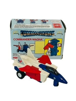 Magna Commandrons Transformer Gobots Mcdonalds Tomy Motorizado Robo Strux Box BC4 Foto 1 de 4
