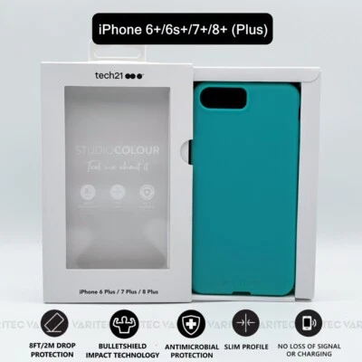 Tech21 Tough Silicone Phone Case Back Cover for Apple iPhone 6+ 6S+ 7+ 8+ Plus - Image 1 of 3