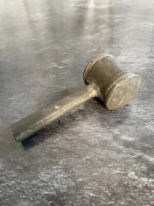 Antique Vintage Baby Rattler Metal Early 1900’s 4.5” inch 36 gram Good Condition - Picture 1 of 9