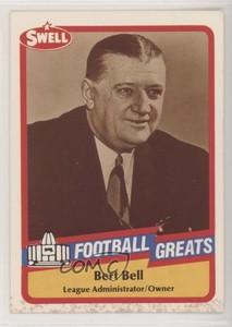 1989 Swell Football Greats Bert Bell #2 HOF