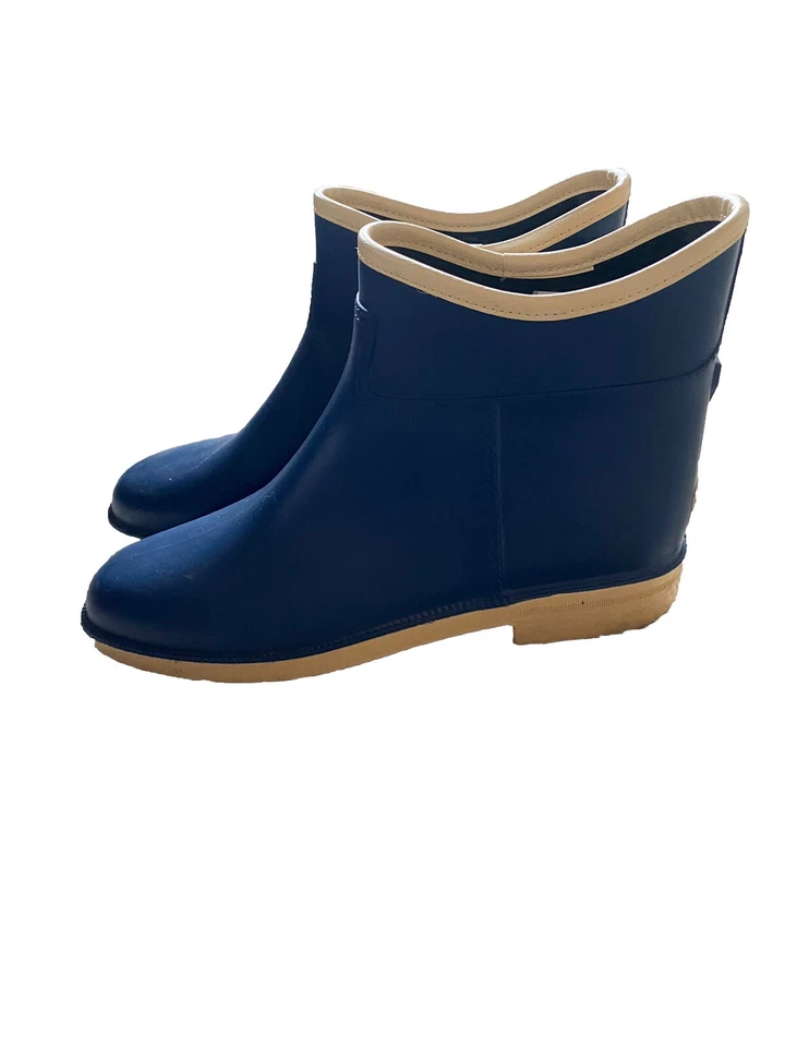 Dafna by Noat Rain Boots Blue 40 / US 10 Blue Ankle Shoes Rubber - Image 1 of 4