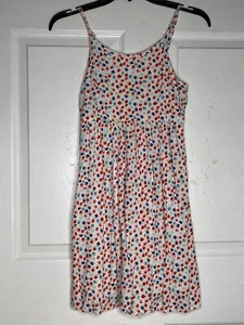 Girls Old Navy Dress Size L (10-12) Spaghetti Strap Pool Beach Sun Dress Floral - Picture 1 of 12