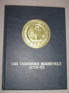 USS Theodore Roosevelt CVN-71 Vol 1 1981-1986 NAVY BOOK Keel Laid-Commissioning - Picture 1 of 13