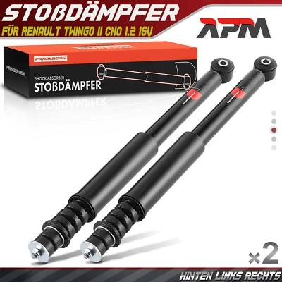 2x Stoßdämpfer Gasdruck Hinterachse für Renault Twingo II CN0 1.2 16V - Bild 1 von 4