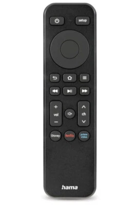 Hama Streaming Fernbedienung Smart TV Remote Universal LG Samsung Philips Sony - Bild 1 von 4