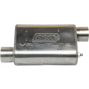 BBK 2-1/2" Varitune Adjustable Muffler Double Offset (Stainless) 31015 - Picture 1 of 3