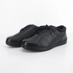 DREW Tulip X-Wide Shoes Womens Size 9.5 WW Black Orthopedic Leather Sneaker - Picture 1 of 10