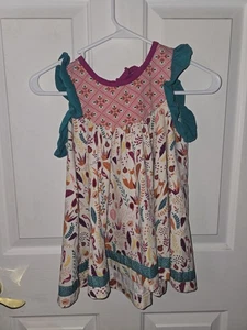 Wildflowers Happy Go Lucky Colors of the Wind Grace Top Fox Girls Size 10 - Picture 1 of 3